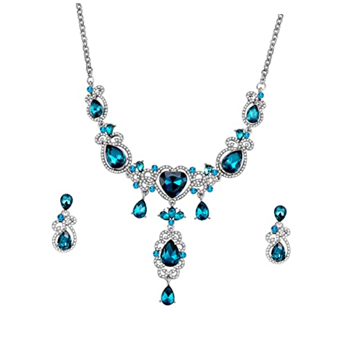 FRCOLOR 1 Satz Ohrringe Set für Damen Elegant mit Clavicle Design für Besondere Anlässe Hochzeiten von FRCOLOR