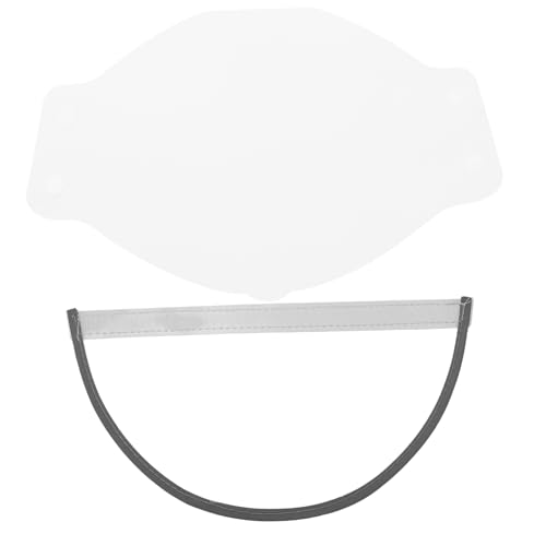 FRCOLOR 1 Satz Regenmaskenrand Klare Hutkrempe Mit Kapuze Führen Tragbar Plus Hund Regenmantel Poncho Reflektierend Regenjacke Clip Mütze Regenhut Sonnenhut Zöpfe Kappe Transparent Plastik von FRCOLOR