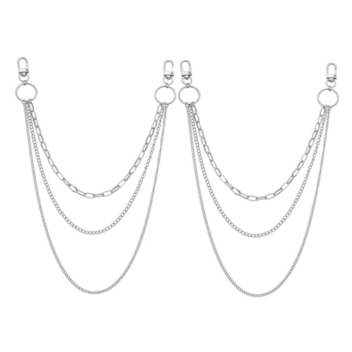 FRCOLOR 1 Satz Retro Metallkette Hüftkette Für Damen Modisches Accessoire Für Abendkleider Hochzeiten Partys Langlebig Für Verschiedene Anlässe 2 Stück von FRCOLOR