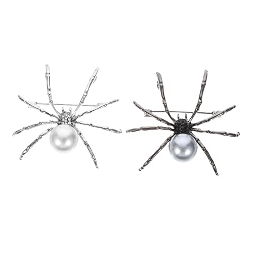FRCOLOR 1 Satz Spinnen Brosche Mit Perlen Halloween Anstecker Für Kleidung Taschen Hüte Kreative Spider Lapel Pins Für Frauen Einzigartiges Schmuckzubehör 2 Stück FRCOLOR 1 Satz Spinnen Brosche Mit Perlen Halloween Anstecker Für Kleidung Taschen Hüte Kreative Spider Lapel Pins Für Frauen Einzigartiges Schmuckzubehör 2 Stück von FRCOLOR