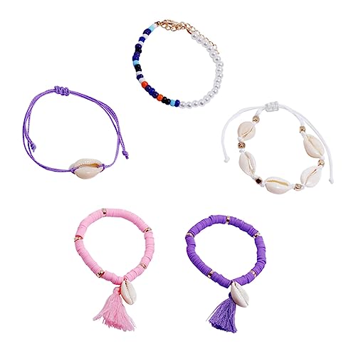 FRCOLOR 1 Satz Stylisches Armband Handgefertigten Perlen Verstellbare Handgelenk Bänder für Verschiedene Anlässe Foto Requisiten für Street Photography von FRCOLOR