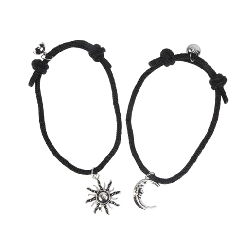 FRCOLOR 1 Satz Stylisches Armband mit Magnet Verstellbar Geflochten Robustem Einzigartiger Stern Anhänger für Partys Tägliches Besondere Anlässe von FRCOLOR