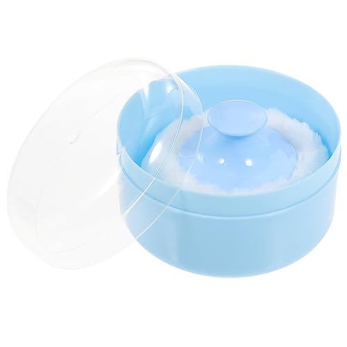 FRCOLOR Puderquaste Satz Für Babys Mit Puderquastenbox Weiche Körperpuder Applikator Praktisches Etui Für Babypflege Hypoallergen Einfach Zu Bedienen von FRCOLOR