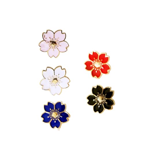 FRCOLOR 1 Satz Teiliges Anstecknadel Japanischer Brustnadel Für Kleidung Taschen Accessoires Weiß Kreativ Langlebig 5 Stück von FRCOLOR