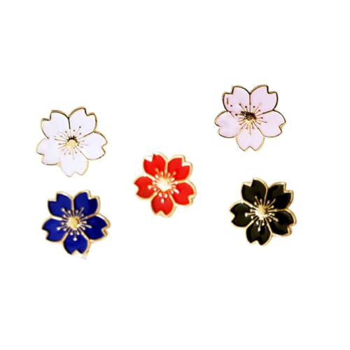 FRCOLOR 1 Satz Teiliges Brosche Japanischer Anstecknadel Für Kleidung Taschen Schals Weiß 5 Stück von FRCOLOR