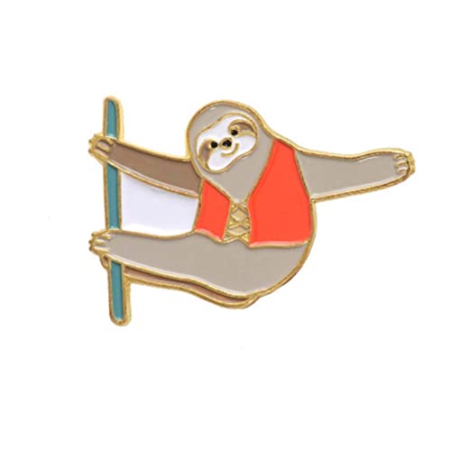 FRCOLOR 1 Satz Teiliges Cartoon Faultier Broschen für Niedliche Anstecknadeln für Kleidung Accessoires für Freunde Familie von FRCOLOR