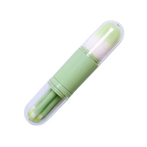 FRCOLOR 1 Satz Teleskop-Make-up-Pinsel Mädchen Make-up Kosmetikpinsel Polierbürste Tücher Abs pinselset make up makeup pinsel set tragbarer Make-up-Pinsel Make-up Pinsel Kunstfaser Green von FRCOLOR