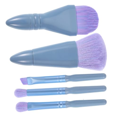 FRCOLOR Kosmetikpinsel-set in Reisegröße Mit Tasche Und Spiegel Tragbare Kosmetikpinsel Für Augenlid Und Puder Für Frauen Und Mädchen von FRCOLOR