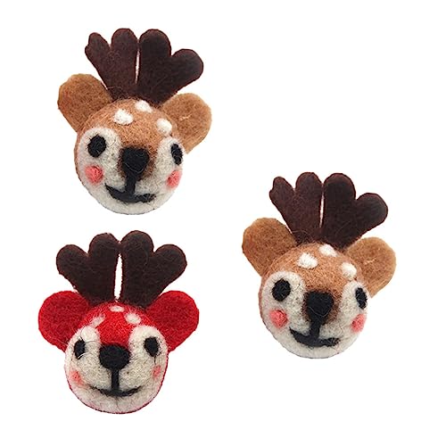 FRCOLOR 3stücke Filz-brustnadel Mit Geweihmuster Kreative Brosche Für Weihnachts-feier Anzug-accessoire Für Diy-haarspangen Hüte Und Kleidungs-accessoires FRCOLOR 3stücke Filz-brustnadel Mit Geweihmuster Kreative Brosche Für Weihnachts-feier Anzug-accessoire Für Diy-haarspangen Hüte Und Kleidungs-accessoires von FRCOLOR