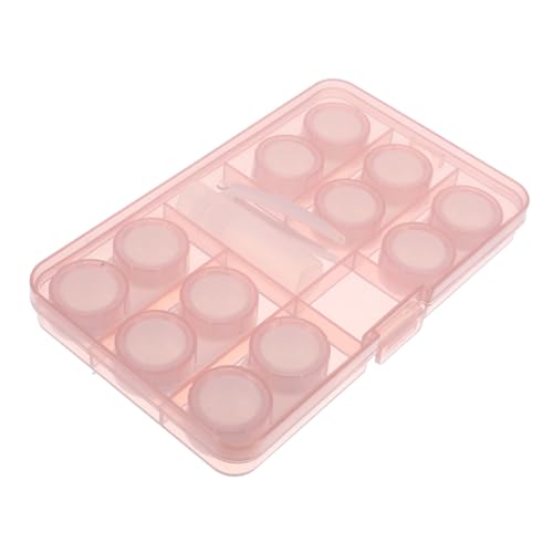 FRCOLOR 1 Set Box Make Up Behälter Brillenständer Kofferhalter Outdoor Behälter Damen – Koffer Organizer Rosa Pp von FRCOLOR