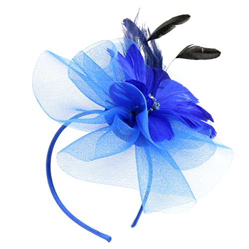FRCOLOR Netzgarn Und Künstliche Haarspange Kopfbedeckung in Blumenform Elegant Für Damen Für Veranstaltungen von FRCOLOR