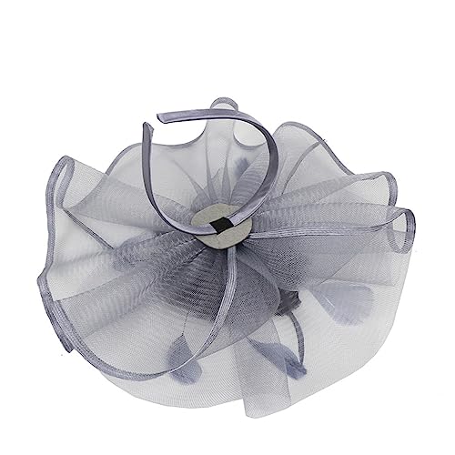 FRCOLOR 1stk Stirnband Mit Clips Für Damen Hut Stirnband Faszinator- Mesh-blumen-stirnband Ostermützen Für Frauen Blumenstirnbänder Für Frauen Damenhut Zylinder Mode Fräulein von FRCOLOR