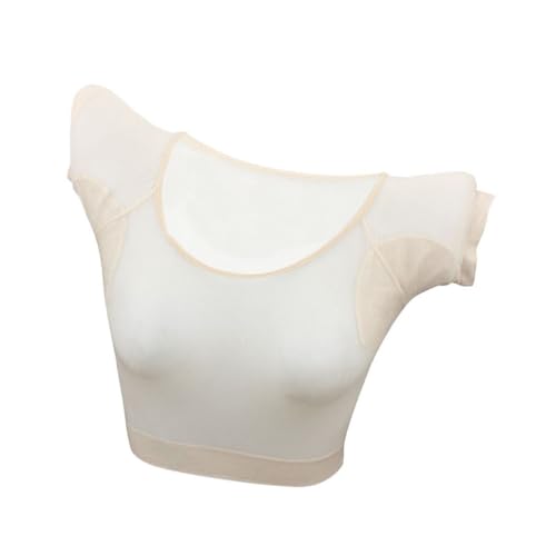 FRCOLOR 1 Stück Atmungsaktives Achselpads Unterwäsche mit Absorption Waschbare und Wiederverwendbare Damen Weste gegen Schweißflecken für Täglichen Gebrauch von FRCOLOR