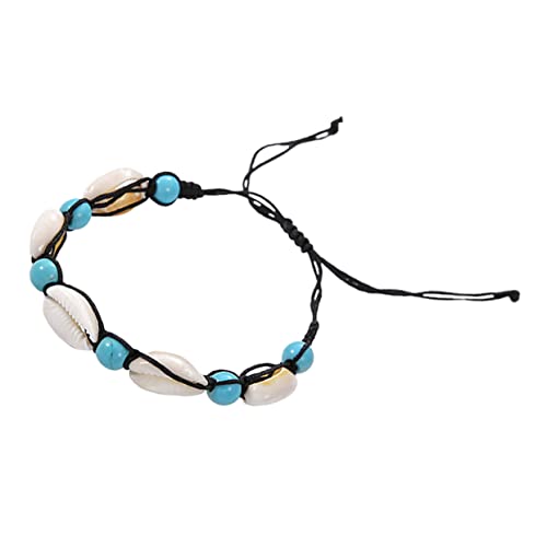 FRCOLOR Böhmische Damen Fußkette DIY Mode Fußanhänger Kette Frauen Knöchel Schmuck Aus Naturmaterial Leuchtende Farben Verstellbar Für Sommer Strand Alltag von FRCOLOR