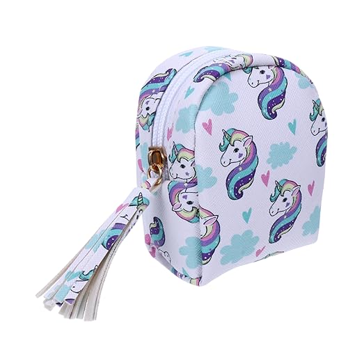FRCOLOR Kleiner Cartoon Geldbörse für Kinder Entzückende Wechselgeldbörse mit Kopfhörerfach Kleine Aufbewahrungstasche für Münzen und Kabel Bequemes Design PU für Reisen und Alltag FRCOLOR Kleiner Cartoon Geldbörse für Kinder Entzückende Wechselgeldbörse mit Kopfhörerfach Kleine Aufbewahrungstasche für Münzen und Kabel Bequemes Design PU für Reisen und Alltag von FRCOLOR
