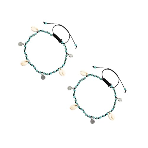 FRCOLOR Modisches Fußkettchen für Damen Kreative Fußanhängerkette Langlebigem Material Zarter Knöchelschmuck für Mädchen für Sommer und Strand Fußschmuck mit Feiner Verarbeitung von FRCOLOR