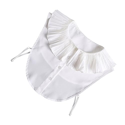 FRCOLOR 1 Stück Dekorative Spitzenbluse Fake Collar für Damen Abnehmbarer Chiffon Kragen Süßes Design für Müde Kleidung für Vielseitige Outfits von FRCOLOR