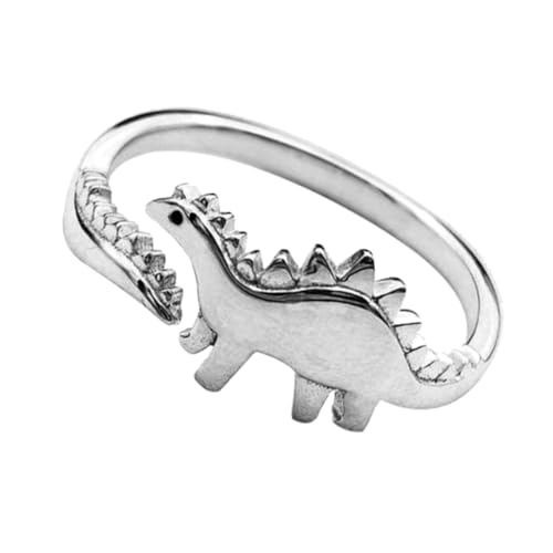FRCOLOR 1 Stück Design Ring Legierung Verstellbar Eleganter Finger Schmuck für Damen Herren Einzigartiges Tiermotiv Perfektes von FRCOLOR