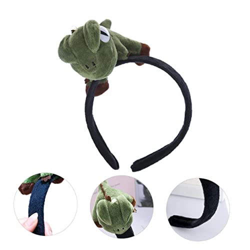 FRCOLOR 1 Stück Dinosaurier Stirnband Make Up Stirnband Hautpflege Haarnetz Haarbänder Gesichtshaargummis Keine Schäden Perücken Haarband Haarreifen Kühlende Stirnbänder Für von FRCOLOR