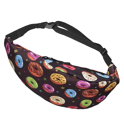 FRCOLOR 1 Stück Donut-Gürteltasche Schultertasche unhängetasche Women Bag Umhängetasche Wallet Frauenbeutel Handytasche Gürteltasche für Männer elegant Brusttasche Bauchtasche Oxford-Stoff von FRCOLOR