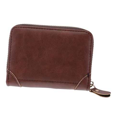 FRCOLOR Echtes Geldbörse RFID Blockierend mit Münzfach Faltbare Brieftasche für Herren Große Kapazität Kartenetui für Täglichen Gebrauch von FRCOLOR