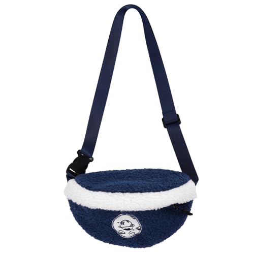 FRCOLOR 1 Stück Einstellbare Winter Plüsch Bauchtasche für Niedlicher Schulter Crossbody Bag für Freizeitaktivitäten zu Weihnachten oder Neujahr von FRCOLOR