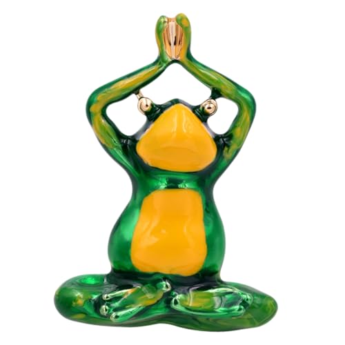 FRCOLOR 1 Stück Frosch Brosche broschen für kleidung Staschpunkt Kleidung Brosche Brustnadel Brosche Party Brosche Green von FRCOLOR