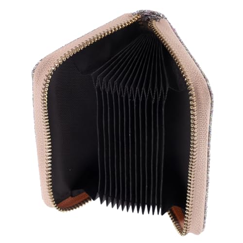 FRCOLOR Damen Geldbörse Mit Reißverschluss Modische Pu Tasche Klein Und Praktisch Münzbeutel Für Reisen Und Alltag RFID Schutz Mehrere Fächer von FRCOLOR