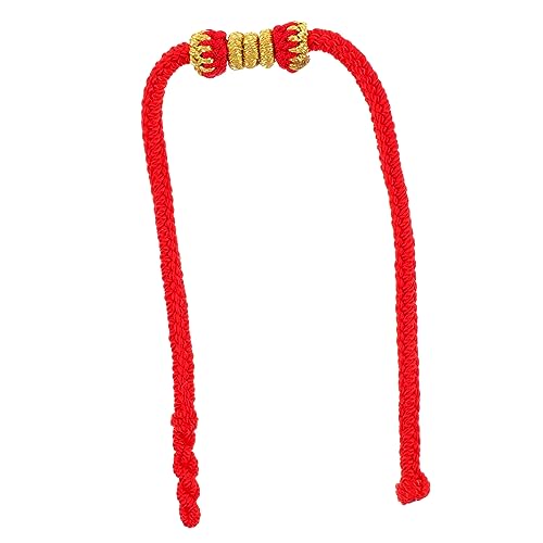 FRCOLOR 1 Stück Handgefertigtes Schnurarmband Fußkettchen für Geflochtene Charms Unisex Glücksarmband für Valentinstag und Jubiläen von FRCOLOR