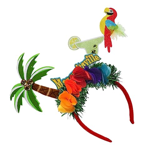 1 Stück Hawaii-Haar-Accessoires Hawaii-Outfits Sommerkleidung Strand-Outfits Strandparty-Stirnbänder Hawaii-Party-Kostüm Make-Up-Haarband Hawaii-Haarreifen Lustiges von FRCOLOR