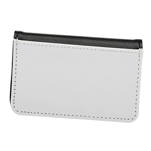 FRCOLOR Kartenhalter Visitenkartenhalter Schwarz Kartenhülle Visitenkartenhülle Pu Kartenetui Kartenhülle Visitenkartenhalter Kartenhalter Id Karten Schutzhülle Kompakt Für Unterwegs von FRCOLOR