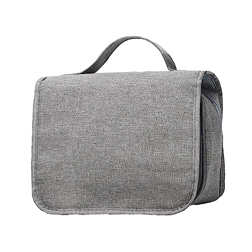 FRCOLOR 1 Stück Kosmetiktasche Faltbar Reisetasche Kosmetiktasche Herren-Reise-Toilettenartikel Toilettenartikel-Organizer Mit Aufhängehaken Herren-Reise Tragbare Make-Up-Tasche von FRCOLOR