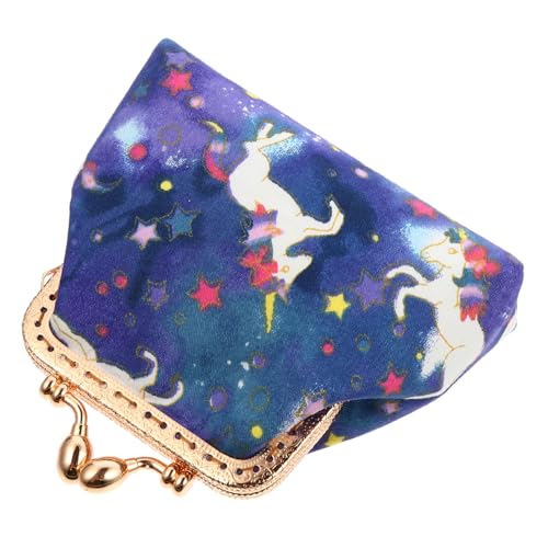 FRCOLOR 1 Stück Kreativer Bunter Münzbeutel Damen Handtasche für Kosmetik Kleingeld Einzigartiges Design Mystischem für Freizeit Party von FRCOLOR