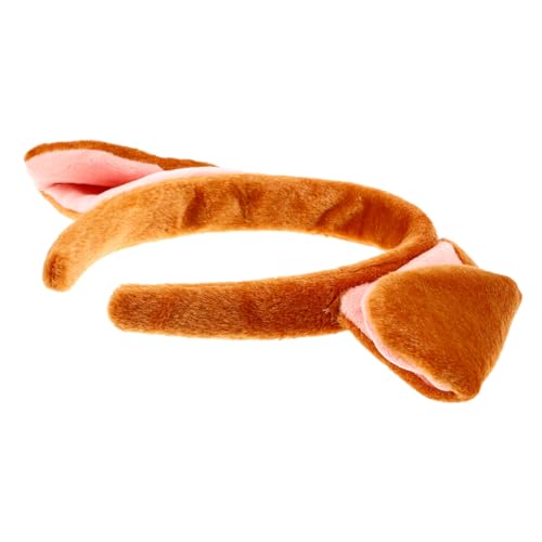 FRCOLOR 1 Stück Lustiges Hundeohr Haarband aus Stoff Cartoon Cosplay Kopfbedeckung für Karneval Kostümparty Feste Flexibles Design für Erwachsene Bequem und Attraktiv von FRCOLOR