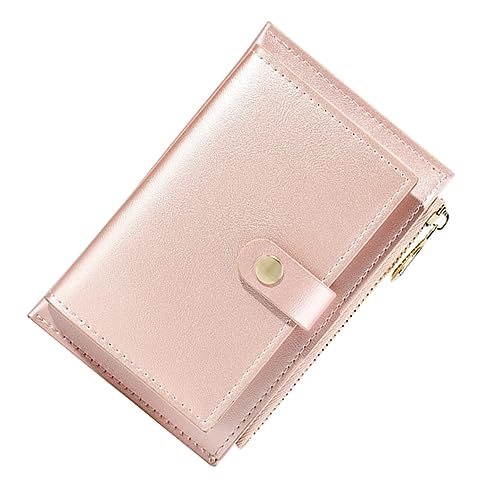 FRCOLOR 1 Stück PU Damen Geldbörse mit Reißverschluss Kartenetui für Kreditkarten Id Karten Leicht Langlebig Handtaschen Taschen für Frauen von FRCOLOR