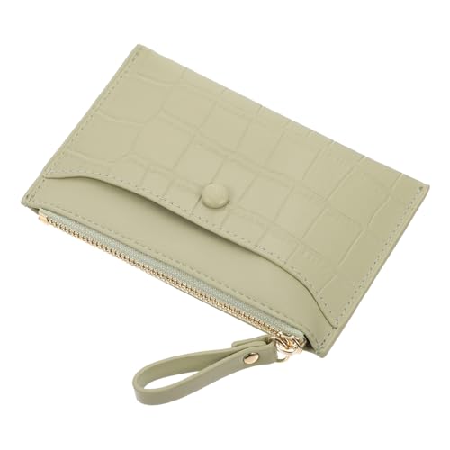FRCOLOR 1 Stück PU Geldbörse für Damen Multifunktionale Dünne Leichte Kartenhalter Geldbörse mit Reißverschluss für Münzen Karten Perfektes für Besondere Anlässe von FRCOLOR