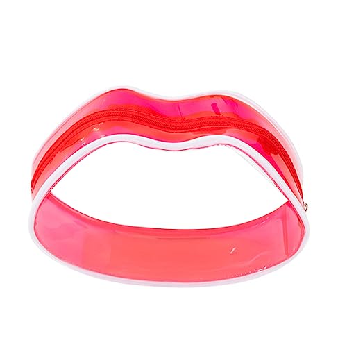 FRCOLOR 1stk PVC-lippenstifttasche Schminktaschen Für Frauen Reisetragetasche Tragbare Durchsichtige Make-up-Taschen Transparente Kulturtasche Reißverschluss Urlaub Mäppchen Bilden von FRCOLOR