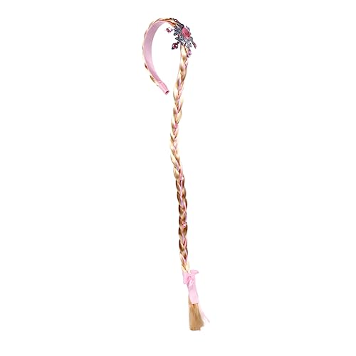 FRCOLOR 1stück Lange Geflochtene Perücke Mit Haarband Cosplay-wig Für Mädchen Farbenfrohes Haaraccessoire Für Prinzessinnenpartys Halloween Und Tägliches Tragen FRCOLOR 1stück Lange Geflochtene Perücke Mit Haarband Cosplay-wig Für Mädchen Farbenfrohes Haaraccessoire Für Prinzessinnenpartys Halloween Und Tägliches Tragen von FRCOLOR