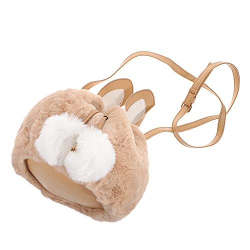 FRCOLOR 1 Stück Plüsch Rabbit Bucket Bag für Damen Einzigartige Umhängetasche für Reisen Shopping und Alltag Bietet für Geldbörse Handy und Kosmetik FRCOLOR 1 Stück Plüsch Rabbit Bucket Bag für Damen Einzigartige Umhängetasche für Reisen Shopping und Alltag Bietet für Geldbörse Handy und Kosmetik von FRCOLOR