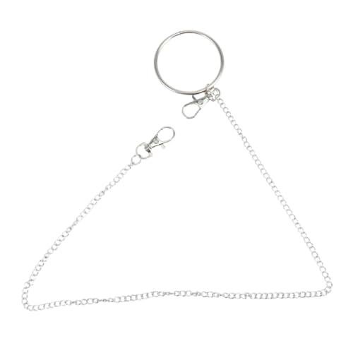 FRCOLOR 1 Stück Punk Geldbörse Kette für Hosen Silberne Gürtelkette für Jeans Einsetzbar Stylisches Design für Gothic Hip Hop für Modebewusste Männer Frauen von FRCOLOR