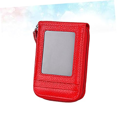 FRCOLOR 1 Stück RFID-Anti-diebstahl-Karten-Karten- Mehrere Schutz Block Brieftasche Frauen Beutel Veranstalter Abdeckung Schlüssel Kartenetuis Für Damen Rot FRCOLOR 1 Stück RFID-Anti-diebstahl-Karten-Karten- Mehrere Schutz Block Brieftasche Frauen Beutel Veranstalter Abdeckung Schlüssel Kartenetuis Für Damen Rot von FRCOLOR