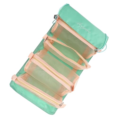 FRCOLOR 1 Stück Rolle Make-up-Aufbewahrungstasche Herausnehmbarer Organizer Hygienebeutel Für Die Körperpflege Reisetaschen Für Frauen Tragen Taschenhalter Faltbar Googie-Nylon Fräulein von FRCOLOR