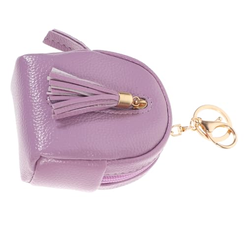 FRCOLOR Schlüsselanhänger Für Schöne Minitasche Trendige Geldbörse Schlüsselanhänger-Handtasche Kreative Reißverschlusstasche Kleine Clutch Tasche Mit Schlüsselring von FRCOLOR