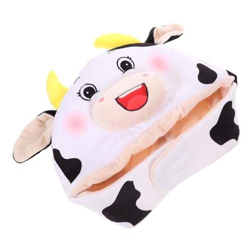 FRCOLOR 1stück Cow Party Hut Lustige Kostümkappe Für Erwachsene Kreative Kopfbedeckung Für Kostümpartys Fotorequisiten Und Winterfestlichkeiten von FRCOLOR