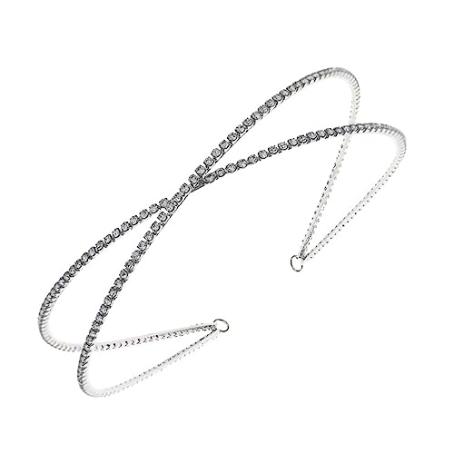 FRCOLOR 1stk Stirnband Blumenmädchen-kopfbedeckungen Für Die Hochzeit Haarschmuck Für Frauen Stylische Stirnbänder Für Damen Europäisch Und Amerikanisch Legierung Zubehör Braut von FRCOLOR