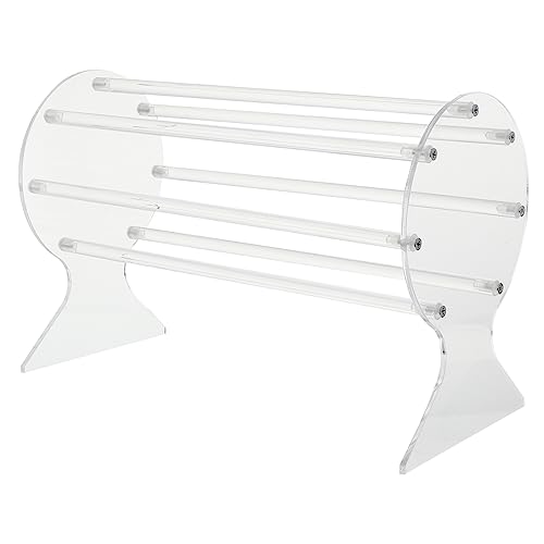 FRCOLOR 1 Stück Stirnbandständer Stand groß sortiert montiert Veranstalter aufbewahrungstasche scrunchie lagerregal Scrunchy Display Organizer für Mädchen Haarbandhalter Acryl Transparent von FRCOLOR