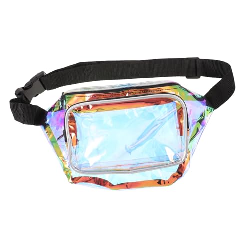 FRCOLOR 1 Stück Strandtasche Damen Multifunktionale Transparent Verstellbare Bauchtasche für Strand Badetasche mit Einzigartigem Design für Outdoor Aktivitäten Diebstahlschutz von FRCOLOR