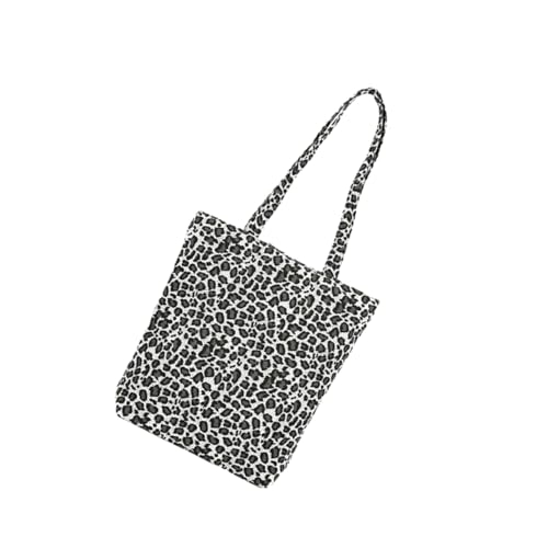 FRCOLOR 1 Stück Stylische Leopard Einkaufstasche für Damen Leichte Umhängetasche Große Kapazität für Alltag Reisen Schule Strand und als Handtasche oder Schultertasche für Frauen von FRCOLOR
