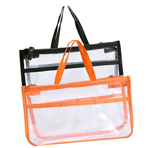 FRCOLOR 1stk Kosmetiktaschen Für Damen Klarer Kosmetikkoffer Klare Schminktasche Eva Kosmetikkoffer Damen Kosmetiktasche Damen Schminktasche Fräulein Aufbewahrungstasche Koreanisch von FRCOLOR