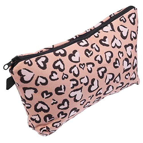 FRCOLOR 1stk Aufbewahrungstasche Für Kulturbeutel Make-up-Organizer-Tasche Wäschesack Reisekosmetik Schminksets Für Damen Leopardenmuster Fräulein Hochwertiges Polyester Toilettenartikel von FRCOLOR